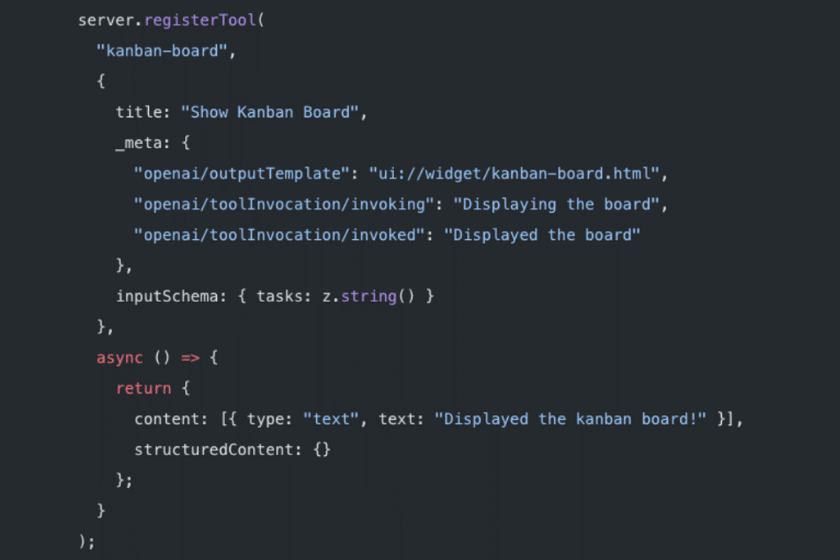 Registrazione di un tool