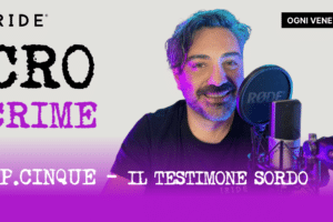Cover dell’episodio 05 di CRO Crime,il testimone sordo, il podcast investigativo di IRIDE sulla conversion rate optimization.