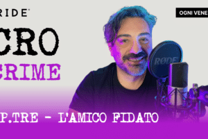 Cover dell'episodio 03 di CRO Crime, l'amico fidato, il podcast investigativo di IRIDE sulla conversion rate optimization.